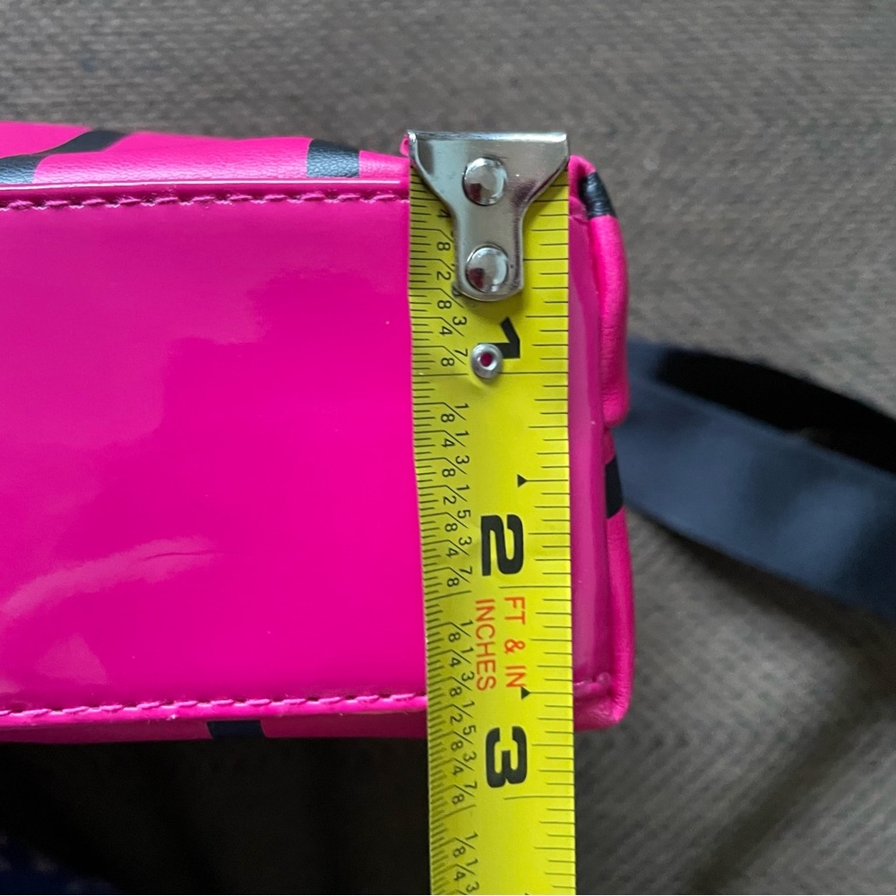 HP Pink & Black Upcycled Crossbody Bag - Picture 6 of 8